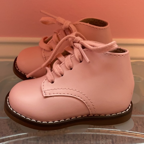 Pink Footmates Bootie - Baby’s First Walking Shoe - Picture 2 of 7